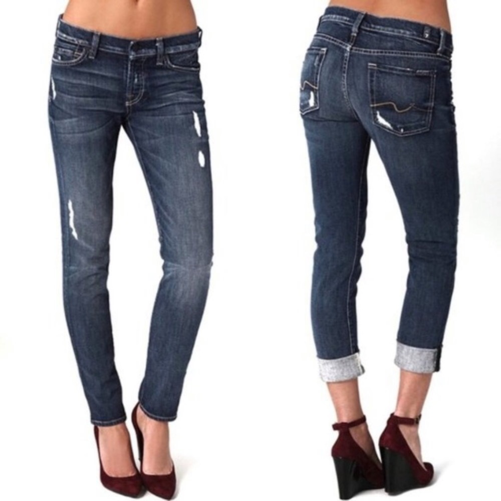 7 For All Mankind Distressed Jeans